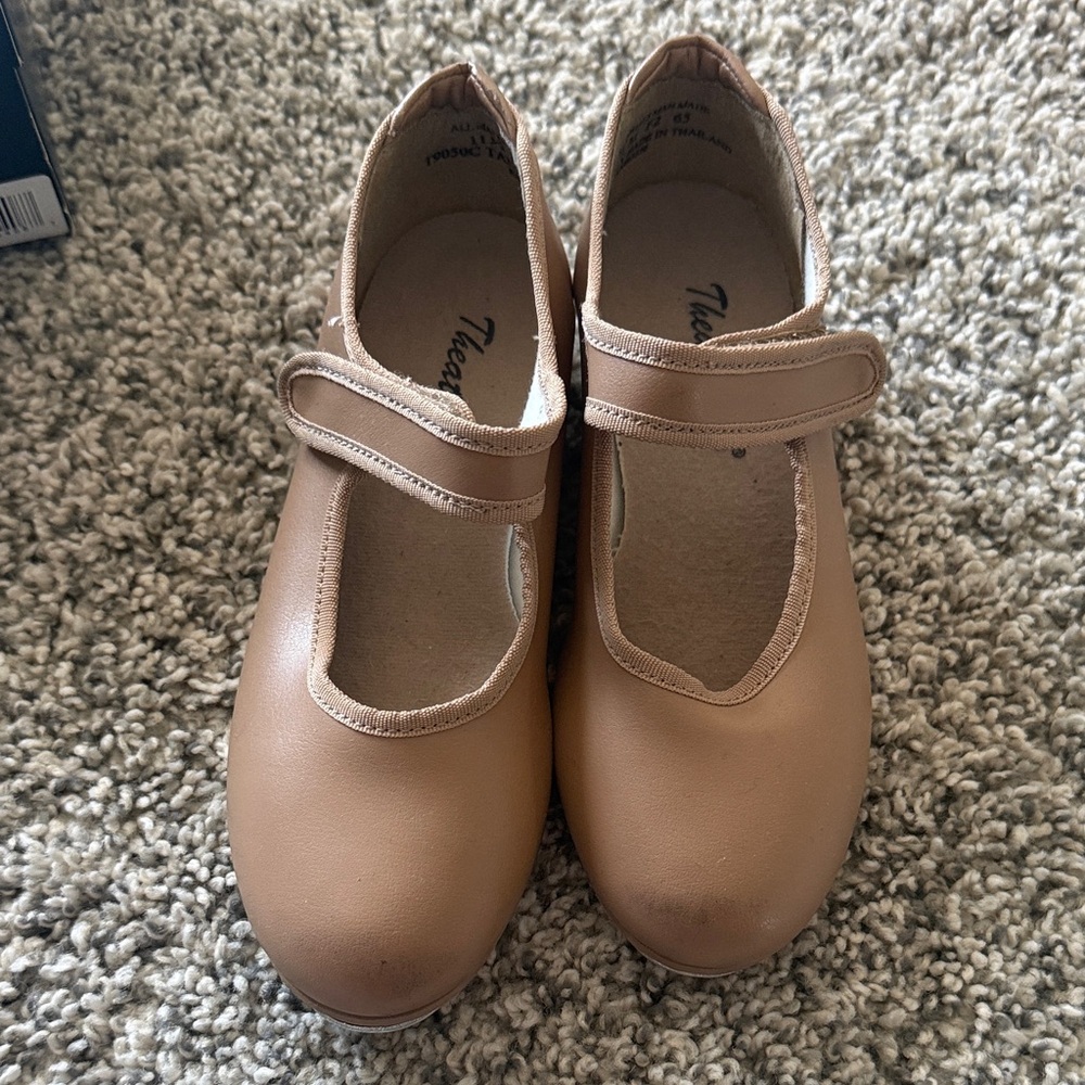 Tan Tap Kids Shoes